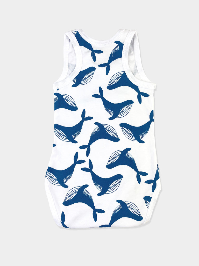 Whale print singlet