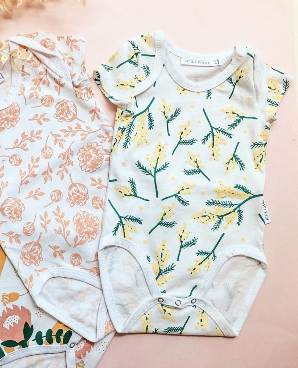 SALE Short Sleeve Bodysuit - Wattle
